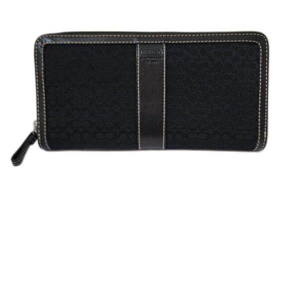 Coach Handbags - Coach Accordion Zip Around Signature Wallet